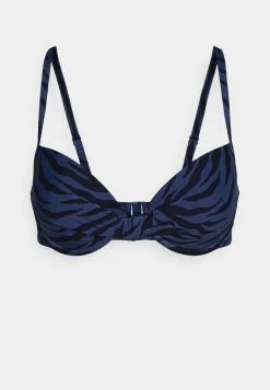 Esprit AVILA BEACH WITH BOW - Bikini Top - Navy