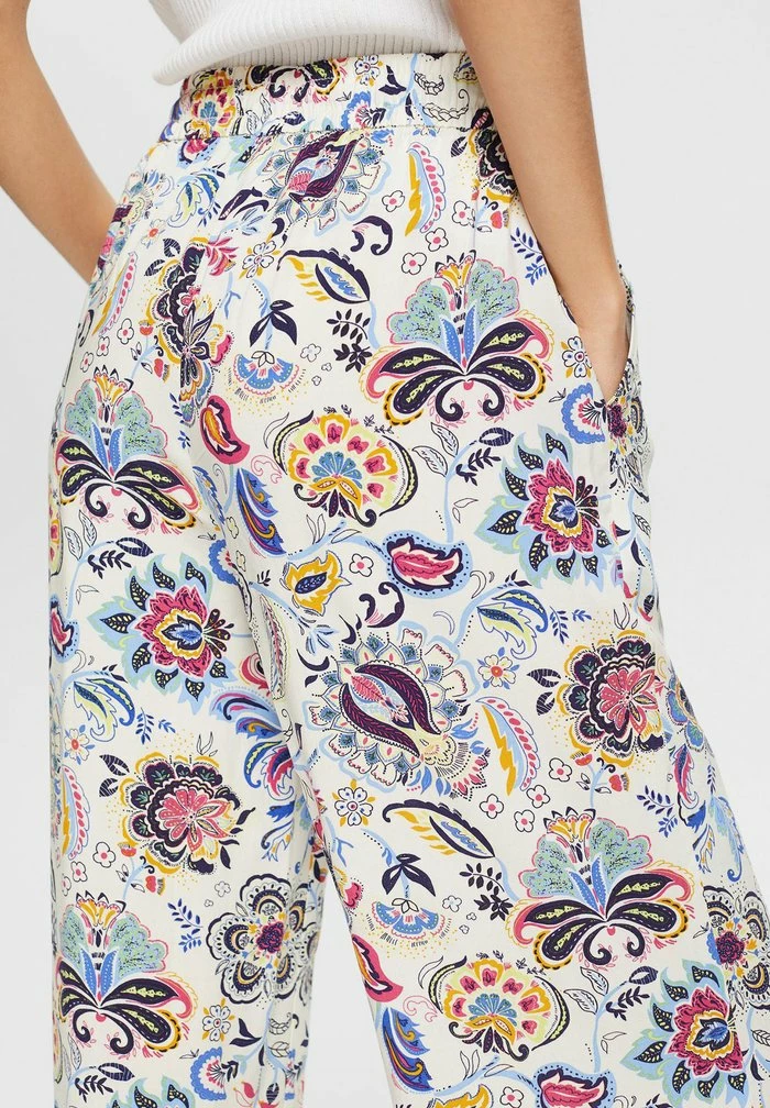 Esprit FLOATY PANTS - Trousers - Off White - Image 7