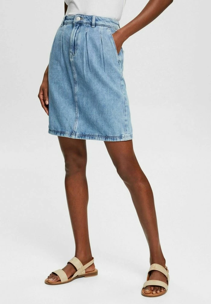 Esprit Denim Skirt - Blue Light Washed - Image 6