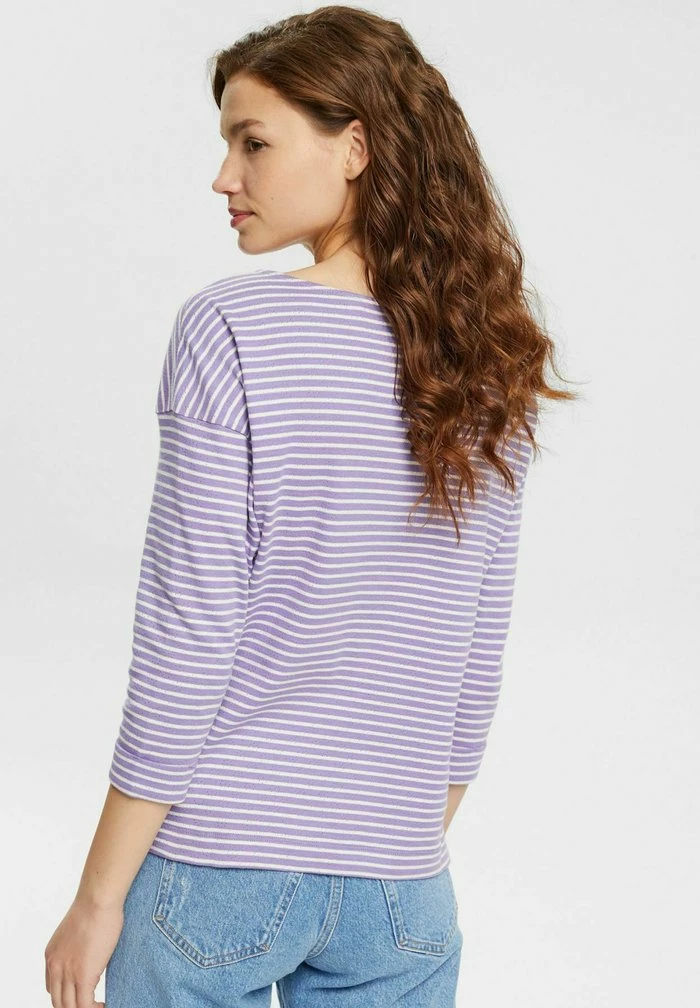 Esprit Long Sleeved Top - Lilac - Image 3