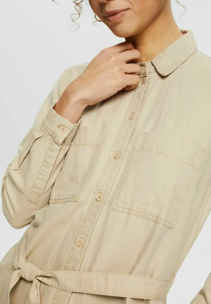 Esprit Shirt Dress - Beige - Image 6