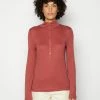 Esprit Long Sleeved Top - Terracotta
