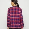 Esprit CHECK BLOUSE - Blouse - Navy