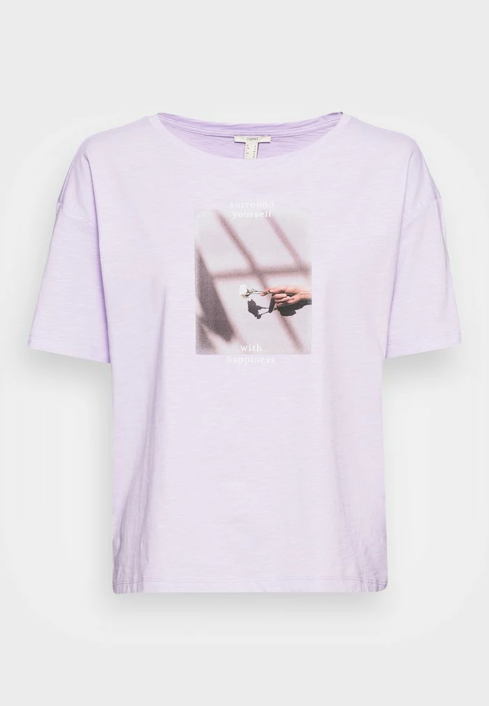 Esprit Print T-shirt - Lilac - Image 4