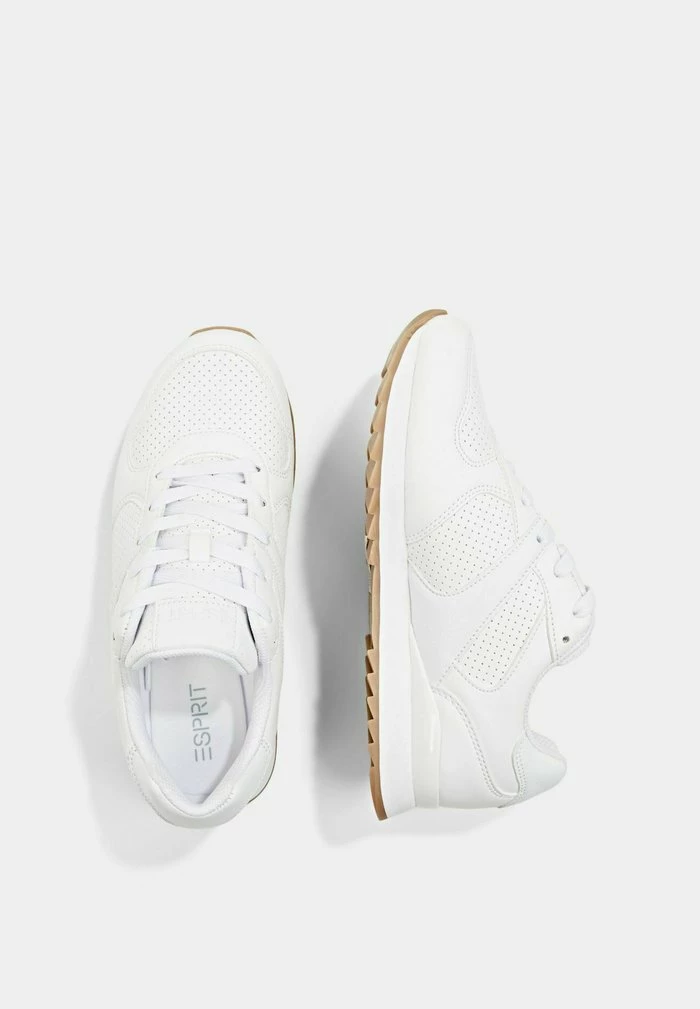 Esprit MATERIAL-MIX-SNEAKER IN - Trainers - White - Image 4