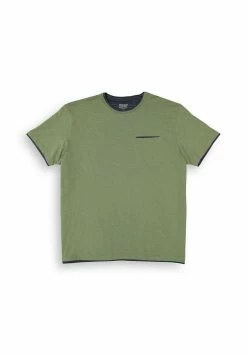 Esprit 2-IN-1 - Basic T-shirt - Khaki Green