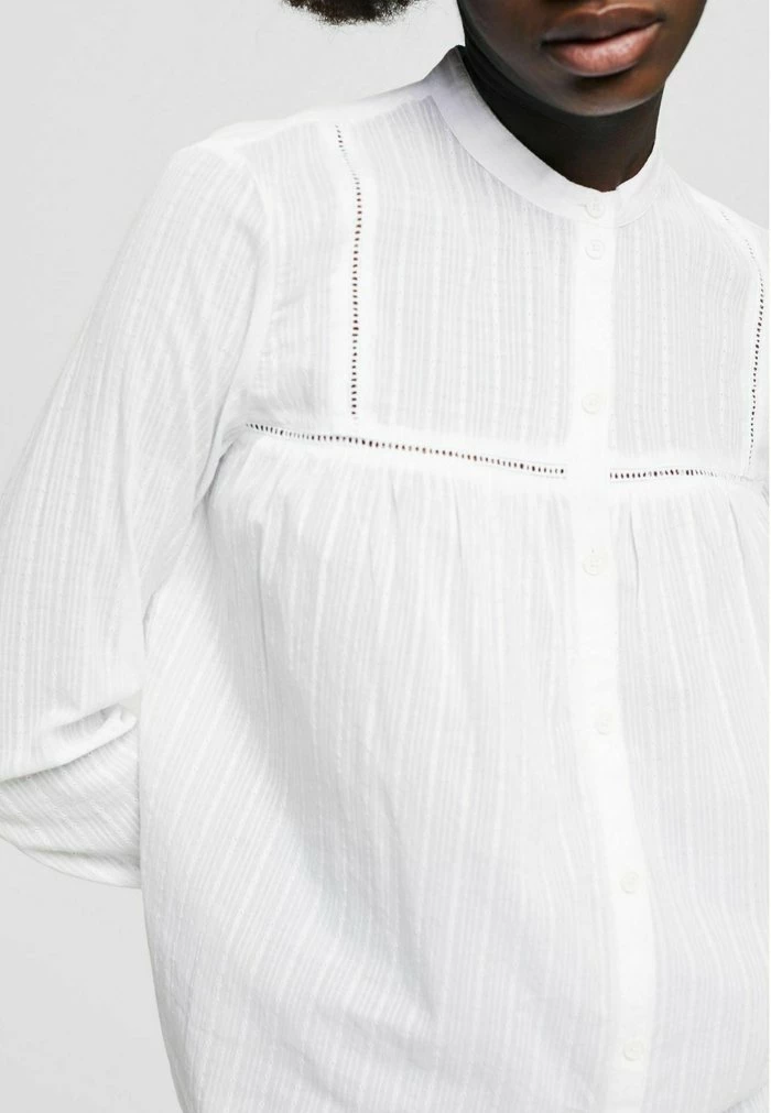 Esprit Button-down Blouse - White - Image 4