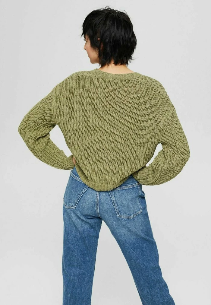 Esprit CARDIGAN - Cardigan - Light Khaki - Image 3