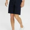 Esprit AUS SEERSUCKER - Shorts - Navy