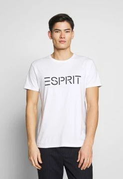 Esprit LOGO - Print T-shirt - White