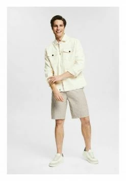 Esprit NADELSTREIFEN - Shorts - Beige