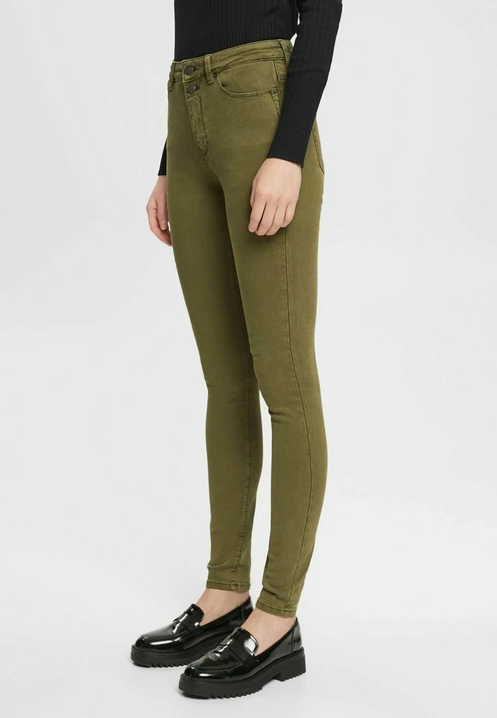 Esprit WOVEN - Jeans Skinny Fit - Dark Khaki - Image 6