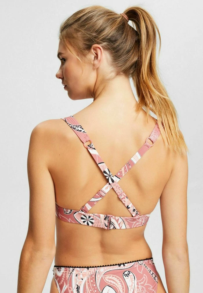 Esprit Bikini Top - Mottled Light Pink - Image 5