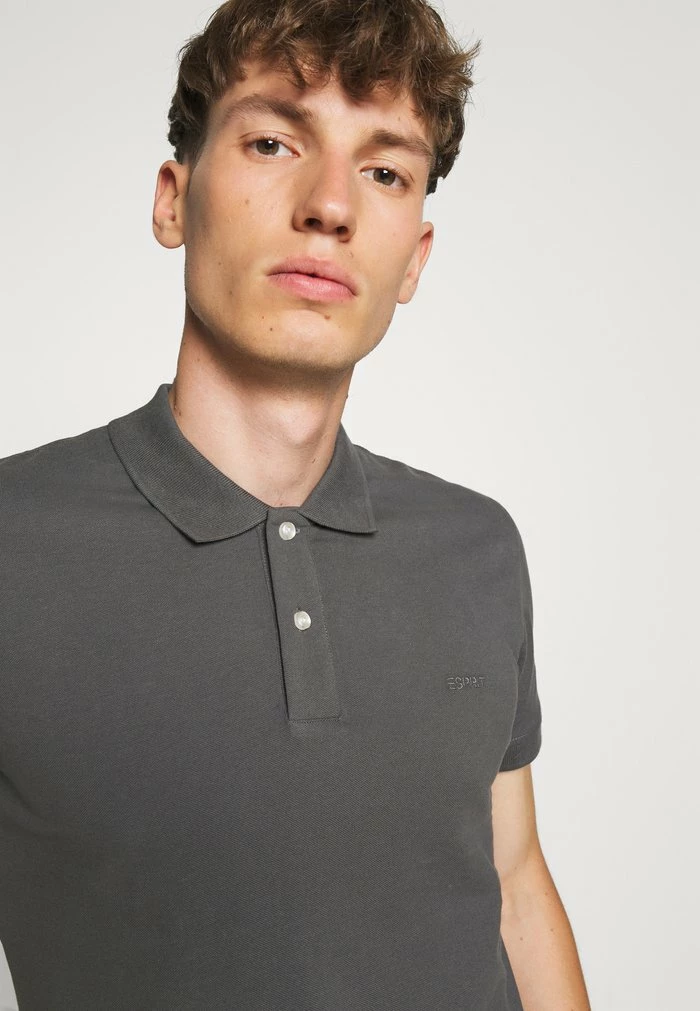 Esprit Polo Shirt - Dark Grey - Image 4