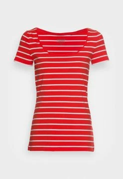 Esprit Print T-shirt - Orange Red