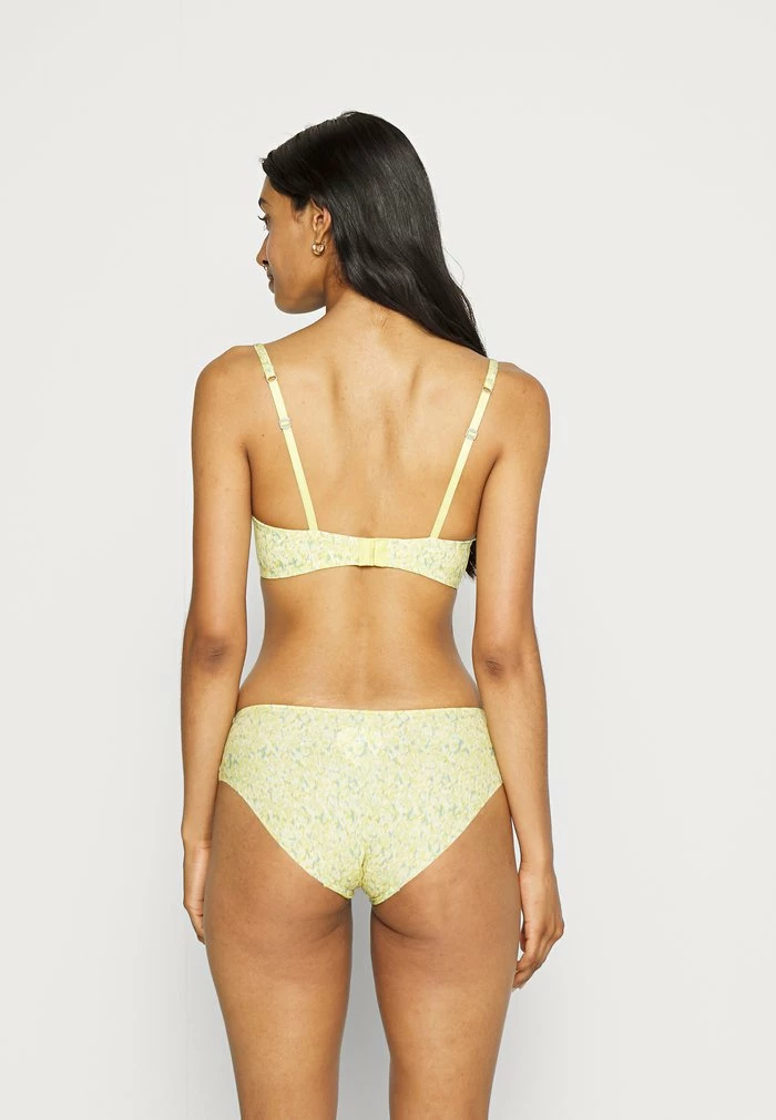 Esprit MICRO PRINTED SOFT FIT WIRELESS PADDED BRA - Triangle Bra - Pistachio Green - Image 3