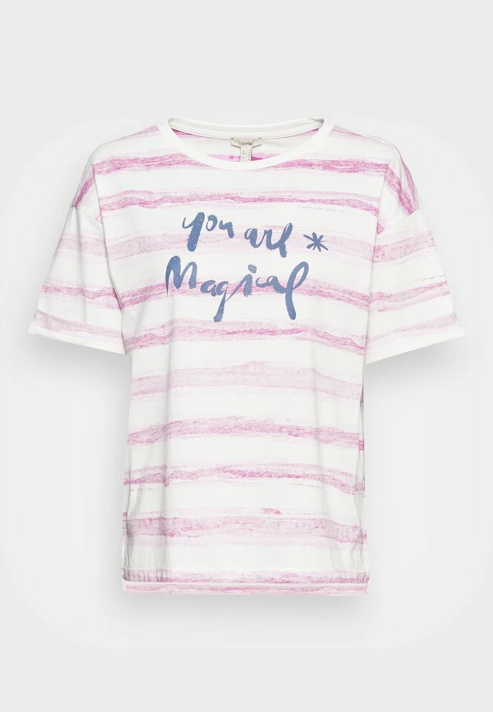 Esprit Print T-shirt - Off White - Image 4