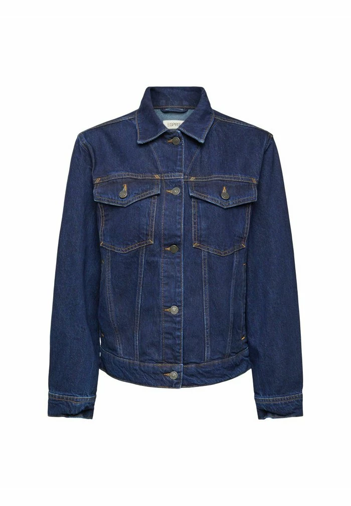 Esprit Denim Jacket - Blue Dark Washed - Image 7