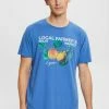 Esprit MIT PRINT - Print T-shirt - Blue