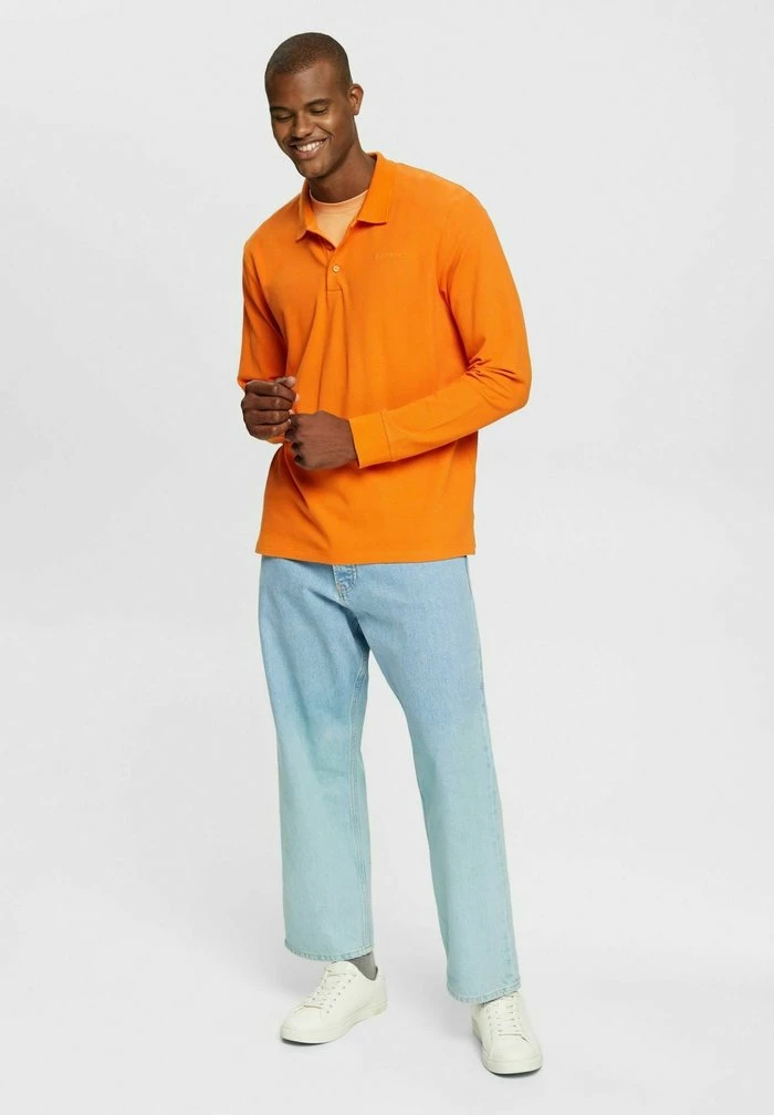 Esprit Polo Shirt - Golden Orange - Image 5