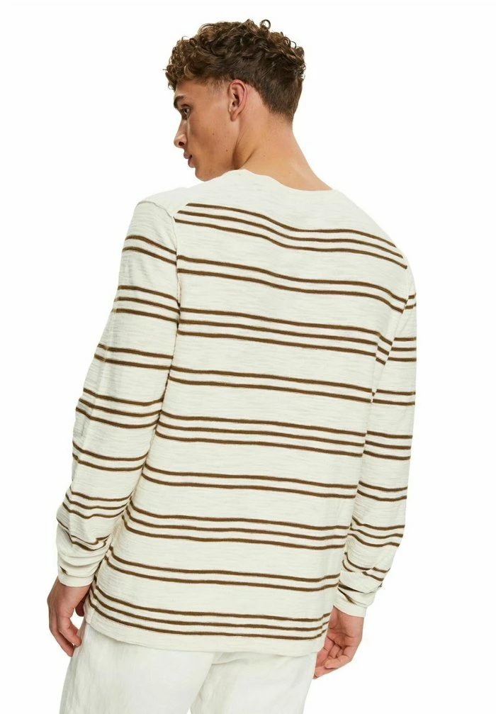 Esprit MIT STREIFENMUSTER - Jumper - Cream Beige - Image 7