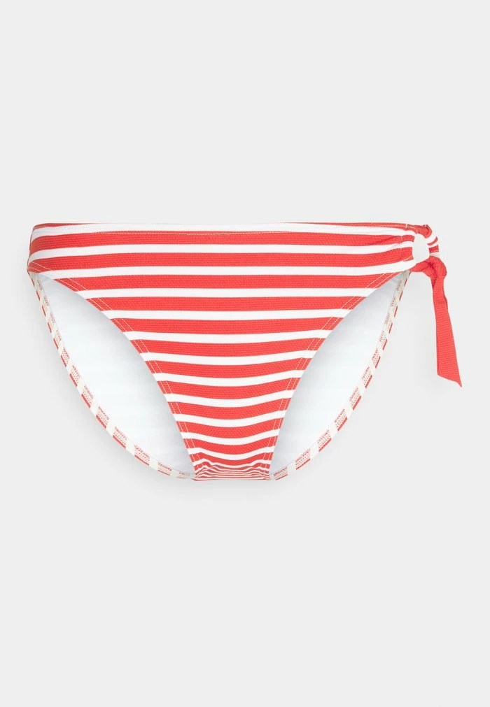 Esprit HAMPTONS BEACH PAR MINI BRIEF STRIPE - Bikini Bottoms - Red