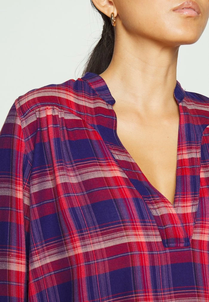 Esprit CHECK BLOUSE - Blouse - Navy - Image 6