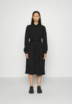 Esprit DRESS SANDWASH - Shirt Dress - Black