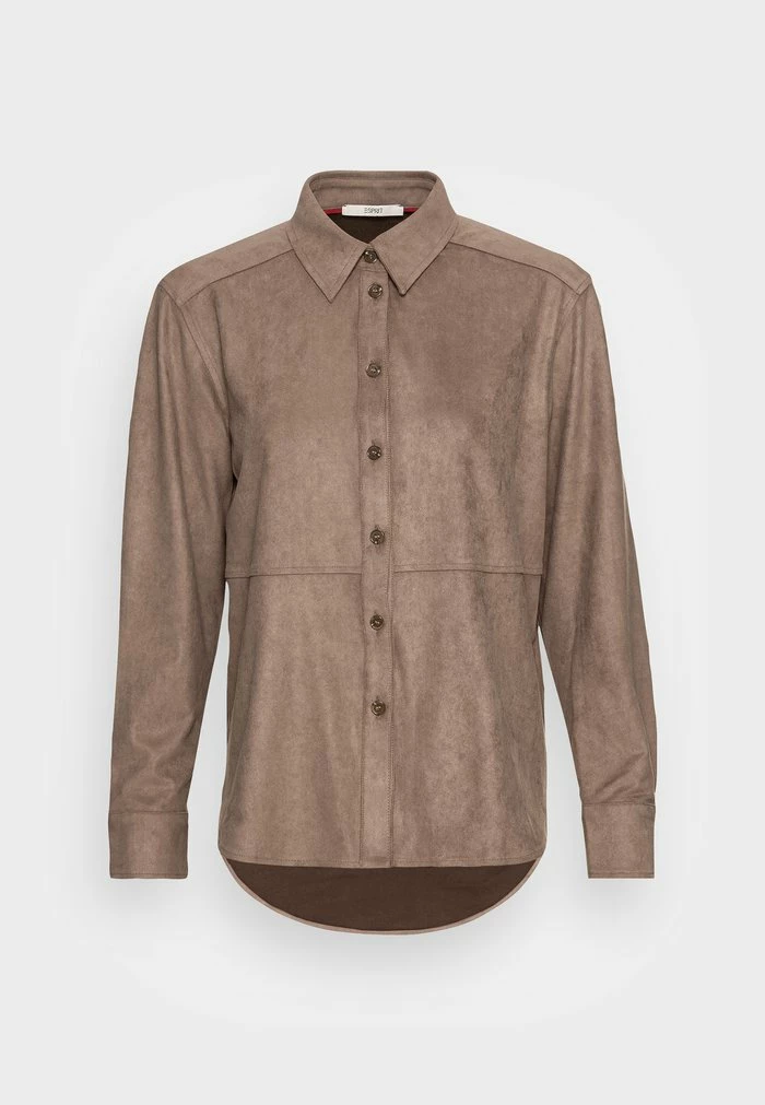 Esprit Button-down Blouse - Taupe
