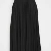 Esprit PLISEE SKIRT - Pleated Skirt - Black