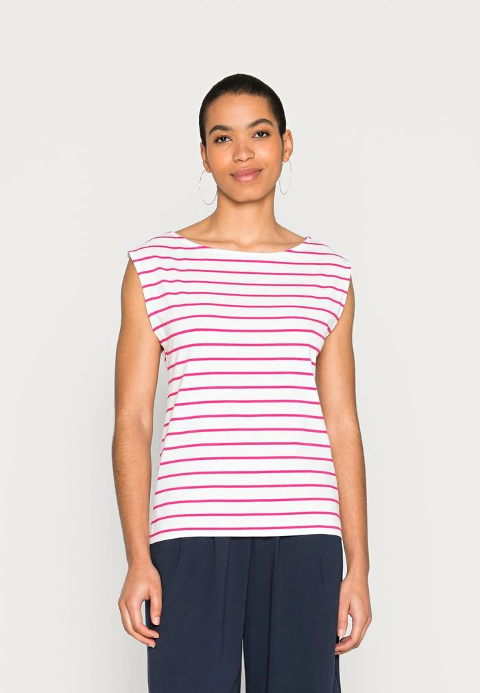 Esprit TEE - Print T-shirt - Pink Fuchsia