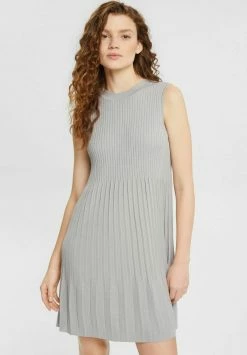 Esprit Jumper Dress - Medium Grey