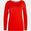 Esprit TEE - Long Sleeved Top - Orange Red