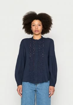 Esprit BLOUSES WOVEN - Blouse - Navy