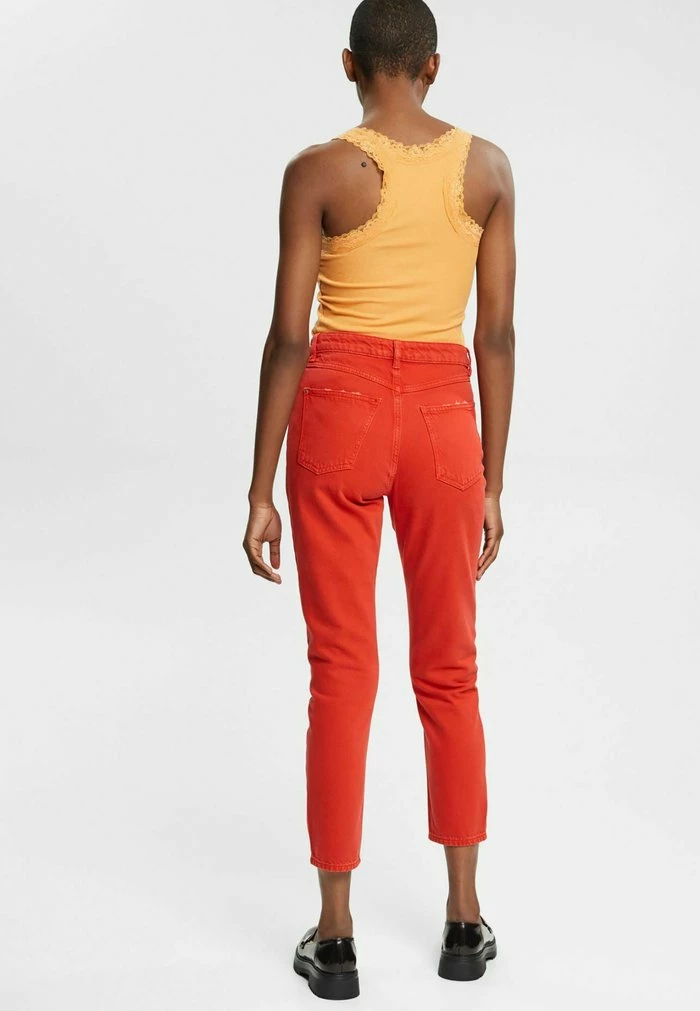 Esprit Jeans Tapered Fit - Orange Red - Image 3