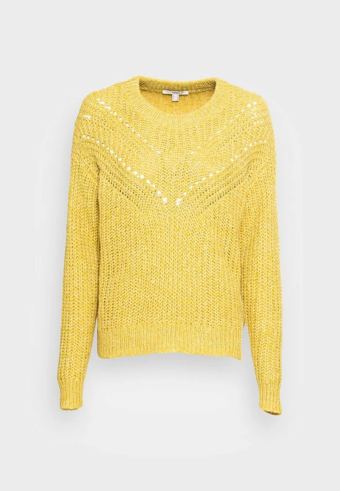 Esprit PER STITCH - Jumper - Brass Yellow - Image 4