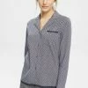 Esprit MIT SPITZE - Pyjama Top - Navy