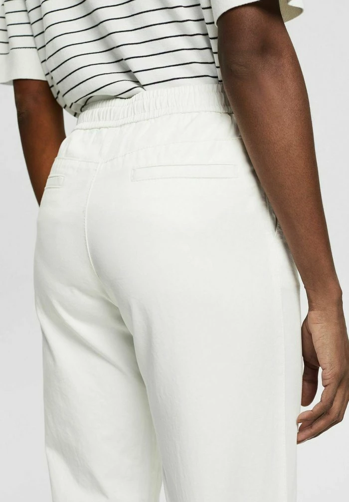 Esprit MIT KORDELZUGBUND - Trousers - White - Image 6