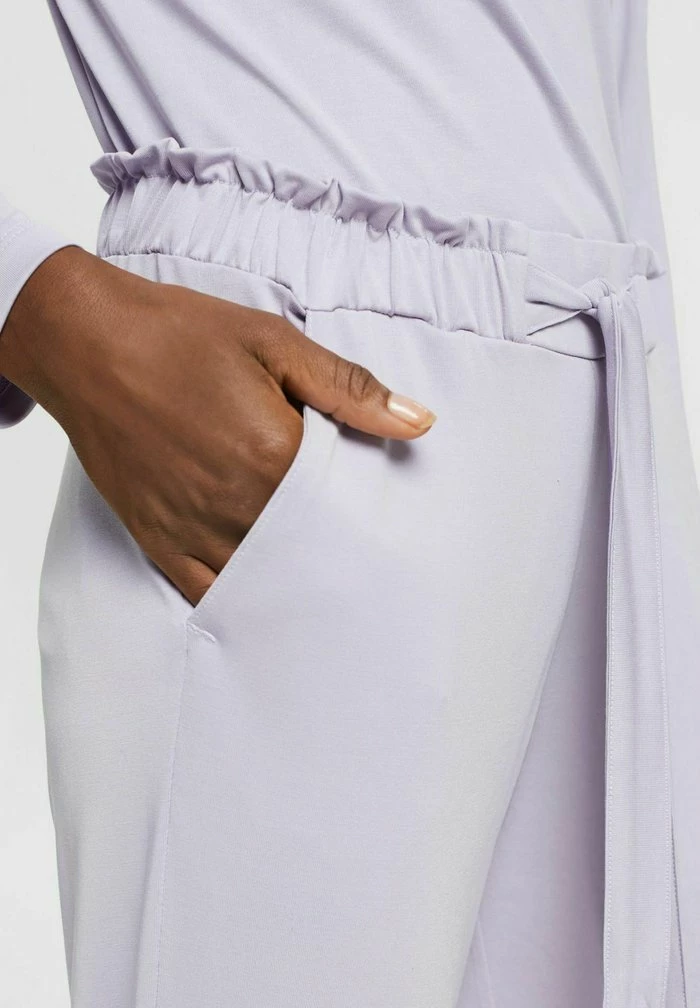 Esprit EVERYDAY LONG PANT - Pyjama Bottoms - Lavender - Image 4
