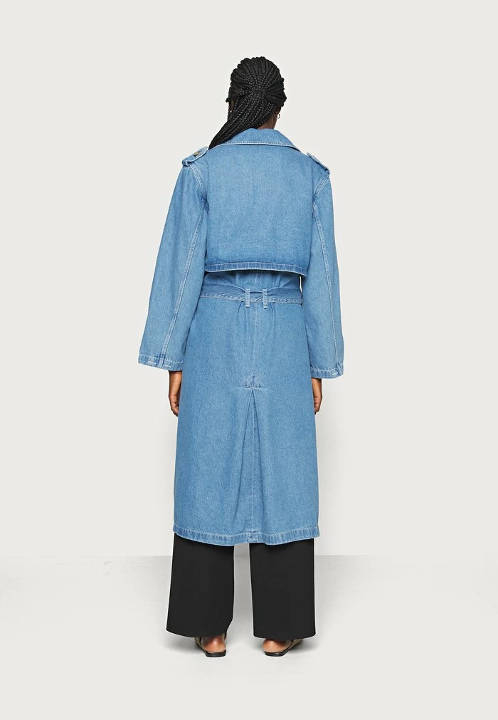 Esprit COR TRENCH COAT - Denim Jacket - Blue Light Wash - Image 3