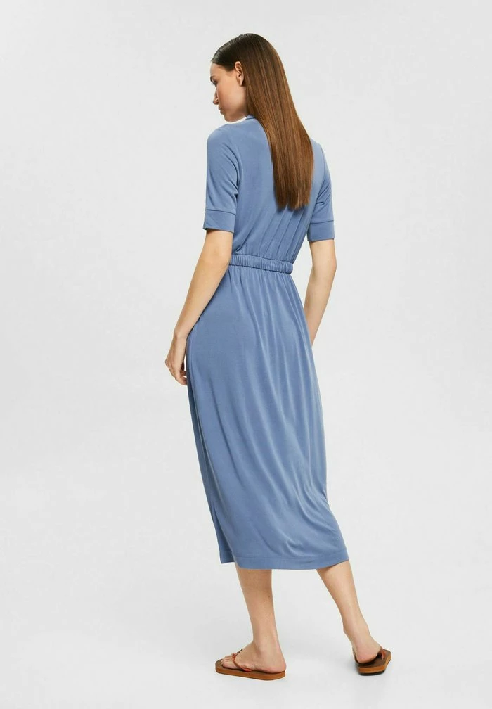 Esprit MIT KORDELZUG - Shirt Dress - Blue Lavender - Image 3