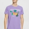 Esprit MIT PRINT - Print T-shirt - Lilac