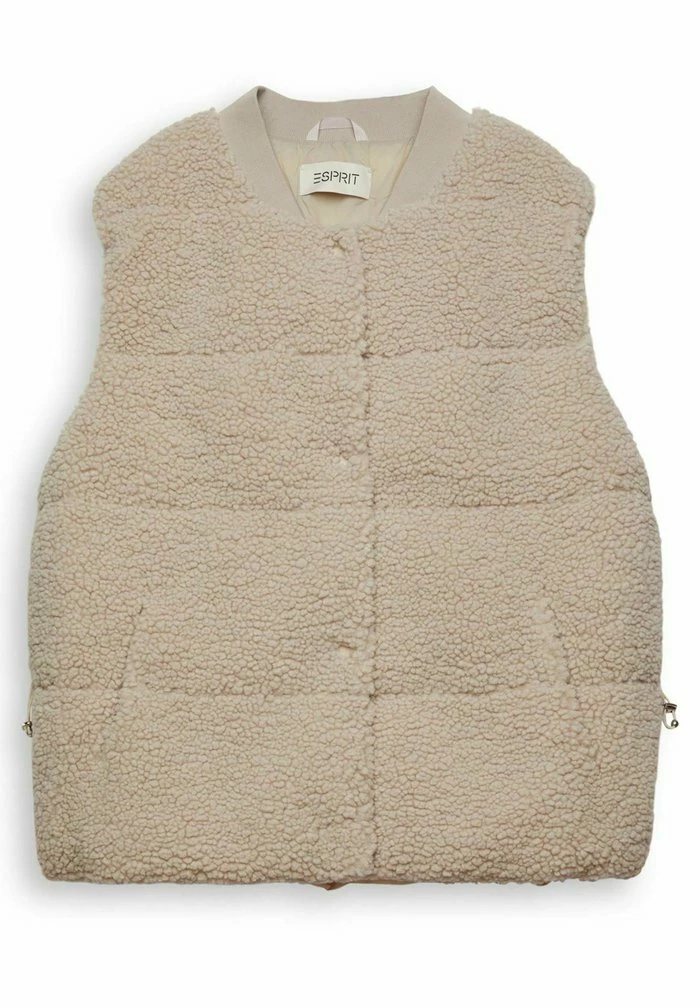 Esprit OUTDOOR - Waistcoat - Cream Beige