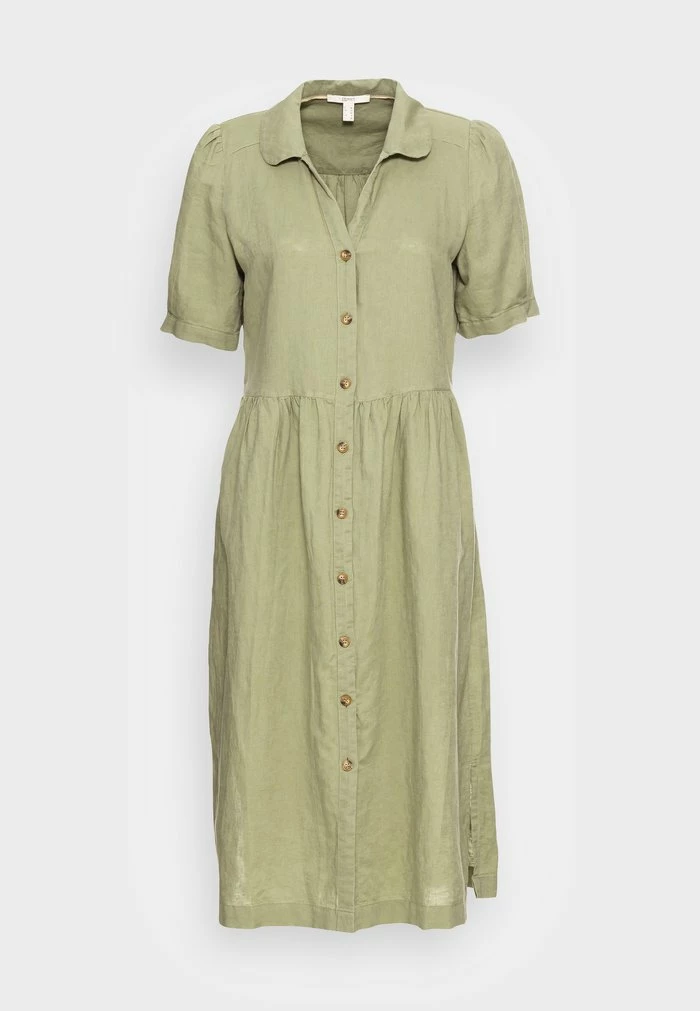 Esprit DRESSES LIGHT WOVEN - Shirt Dress - Light Khaki - Image 4