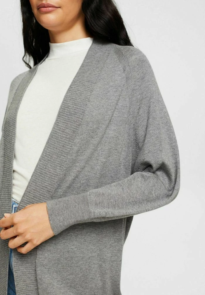 Esprit OPEN CARDIGAN - Cardigan - Gunmetal - Image 4