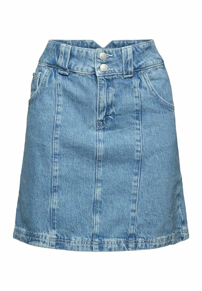 Esprit A-line Skirt - Blue Medium Wash - Image 5