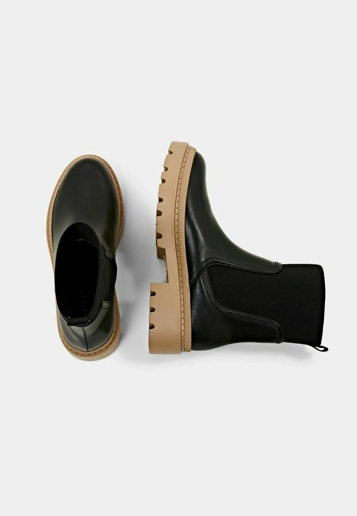 Esprit Platform Ankle Boots - Black - Image 4