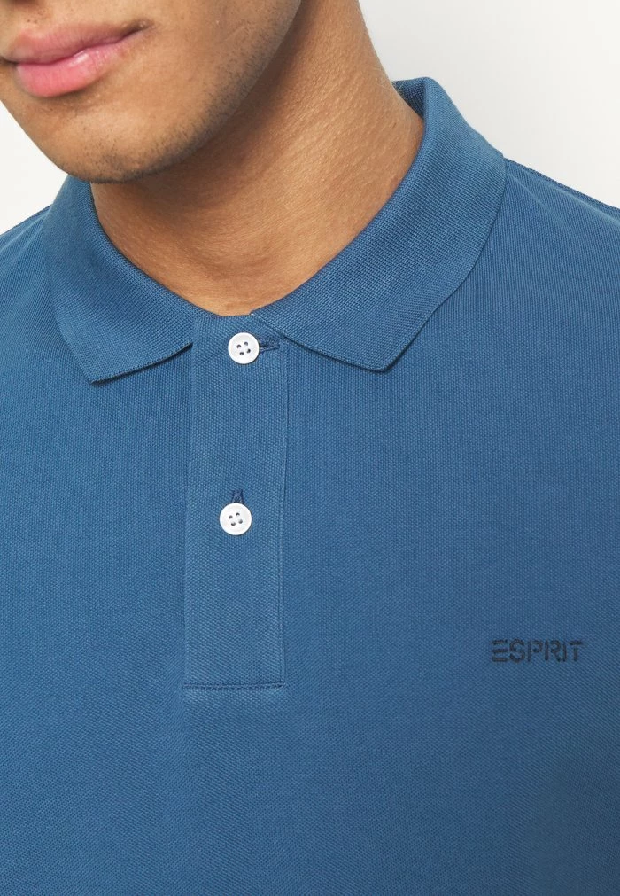 Esprit Polo Shirt - Grey Blue - Image 6