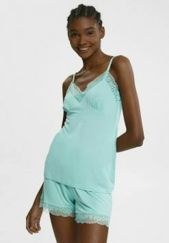 Esprit MIT SPITZE - Pyjamas - Aqua Green