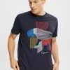 Esprit Print T-shirt - Navy